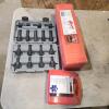 Large torx sockets, safety triangle, first aid kit