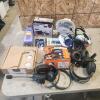Headphones & various items