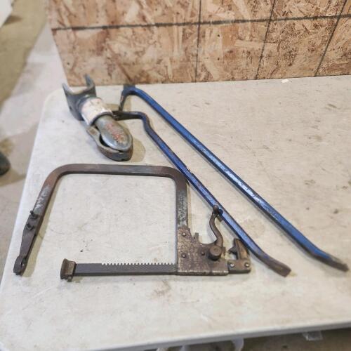 Trailer hitch, claw bars, valve spring compressor