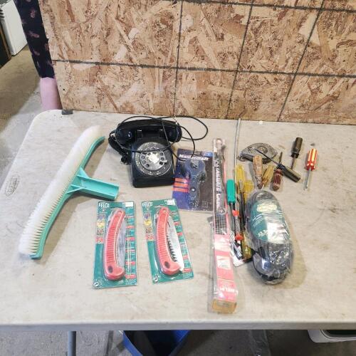 Rotary phone & various tools