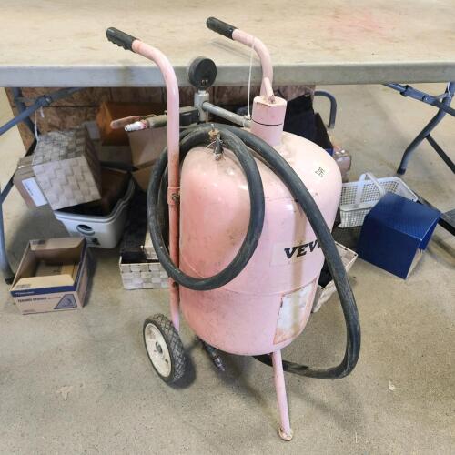 Sandblaster missing wheel