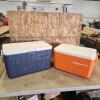 2 Coleman coolers