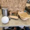 Garbage can, light, drawer hardware, etc.