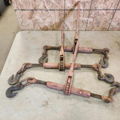 3 Ratcheting load binders