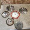 Various sized saw blades