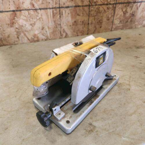 7" Steel chop saw w blades