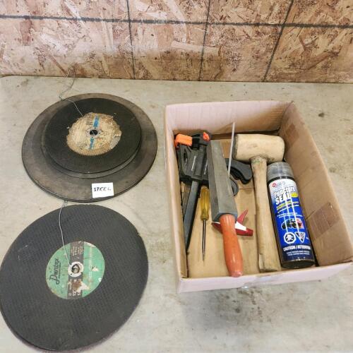 Quick cut blades, clamps, mallet, etc.