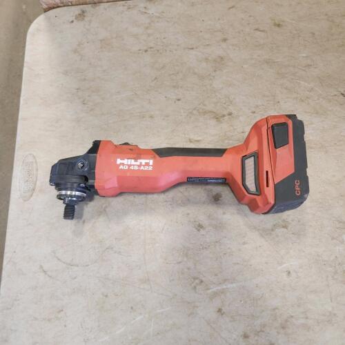 Hilti 22V cordless grinder battery no charger