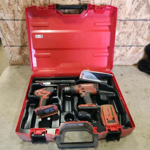 Hilti 22V cordless drill & driver untested as is