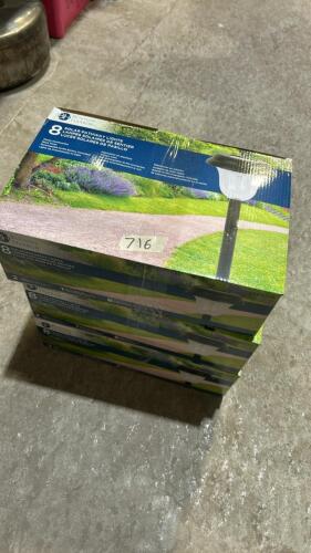 24 Solar pathway lights
