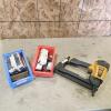 Stanley air nailer/stapler w bails & staples