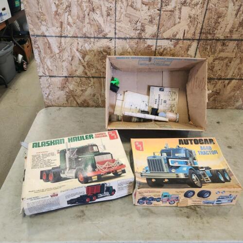 Vintage builder model trucks