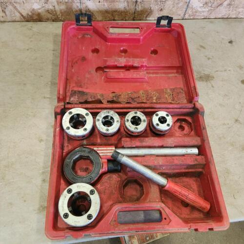 Pipe threading kit incomplete