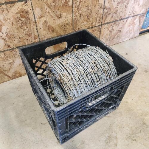 Roll of barb wire