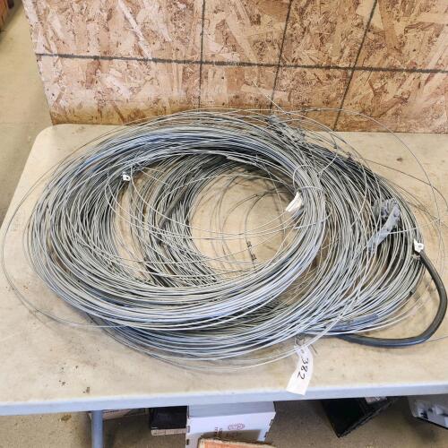 Various rolls of fencing wire