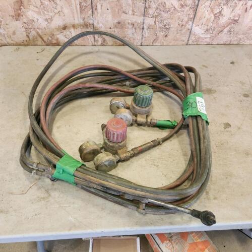 30" oxysetaline hose w guages