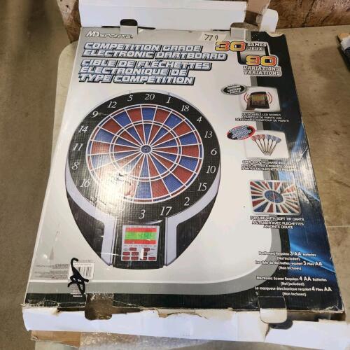 Electronic dart board no darts
