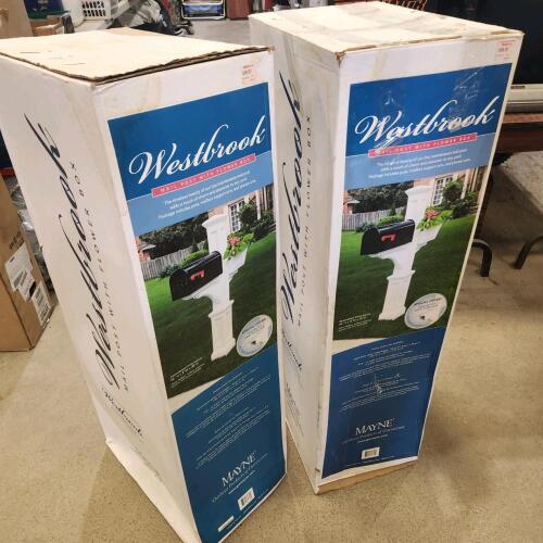 2 Mailbox post 56"H 8"W 38"D