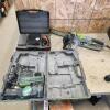Portable booster pack, electric chainsaw, flashlight