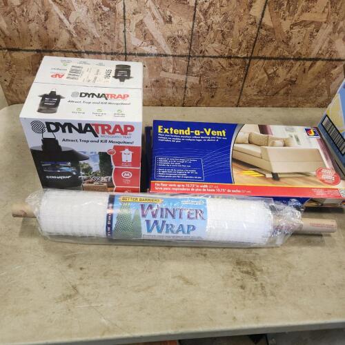 Bug zapper, extend a vent, tree wrap