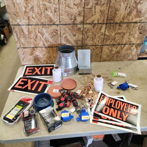 New Digital voltmeter, rabbit feeder, float valves, etc.