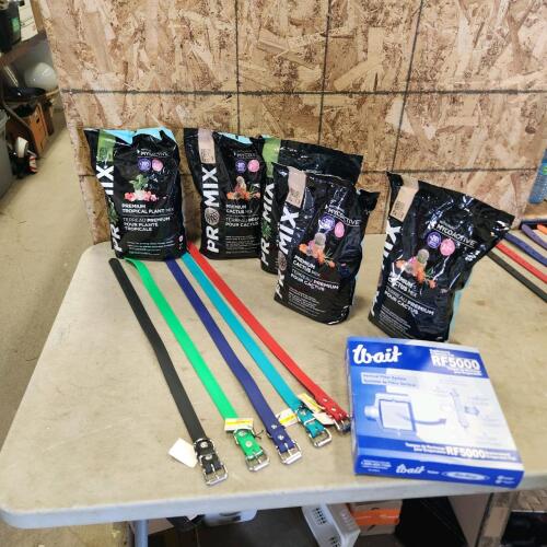 New Dog collars, garden mix