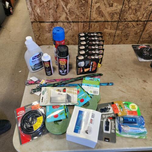 New Dog leash, garden ties, fire starter, etc.