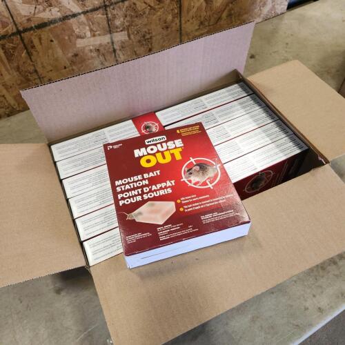 48 Mouse bait stations