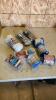 1/4" Poly & nylon rope, various metal chains