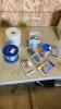 1/4" Cable, 1/8" elastic rope, various chains