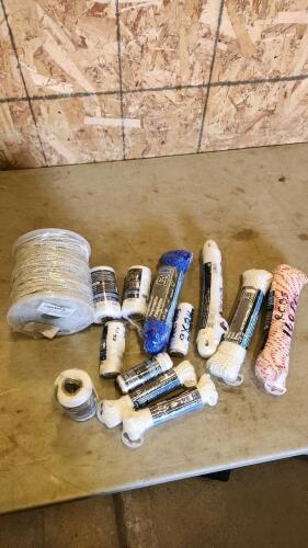 Various size ropes