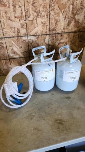 2 Component foam system tanks