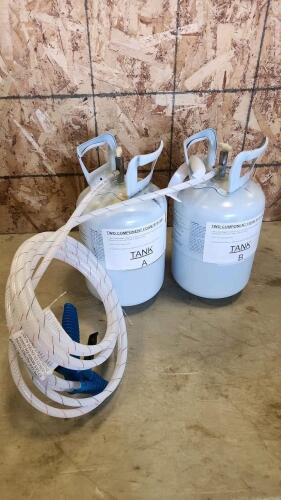 2 Component foam system tanks