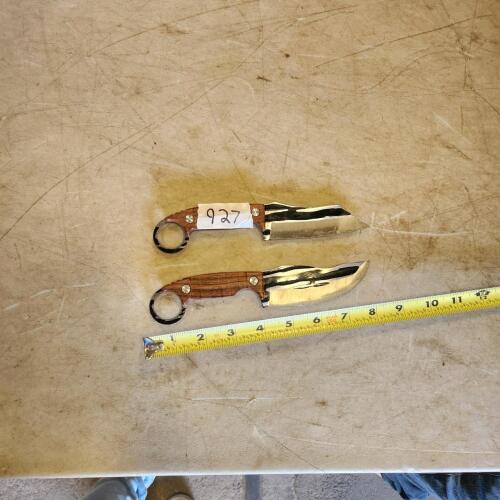 2- 8" Karambit knives