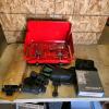 20x50 Binoculars, camp stove,shovel, etc.