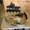 Bike fenders, large scissors, hat rack, etc.