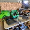 Fire ring, rv jack stands, castor wheels, etc