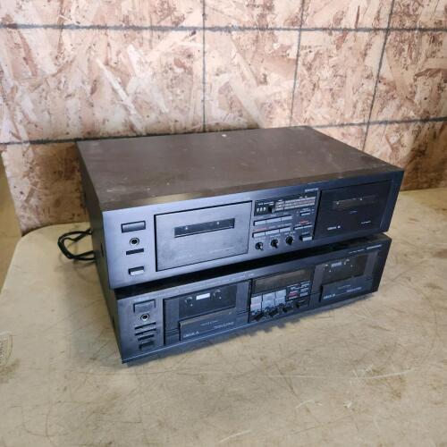 2 As is cassette decks