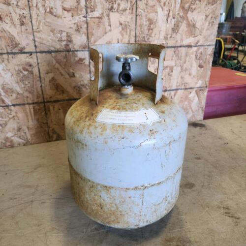 Empty bbq tank