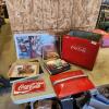 Coca-Cola cooler w memorabilia
