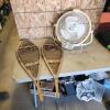 36" Snowshoes and floor fan