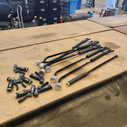 6-36" Watering wands, 1-28" extender, 6-hose ends