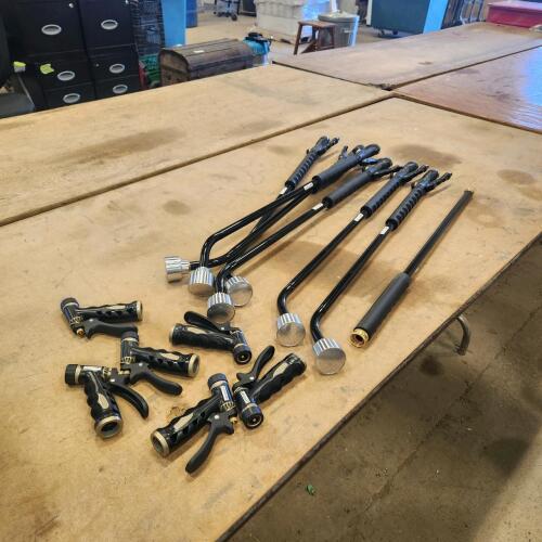 6-36" Watering wands, 1-28" extender, 6-hose ends