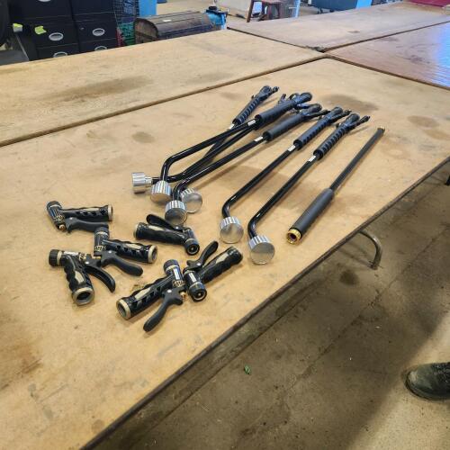6-36" Watering wands, 1-28" extender, 6-hose ends