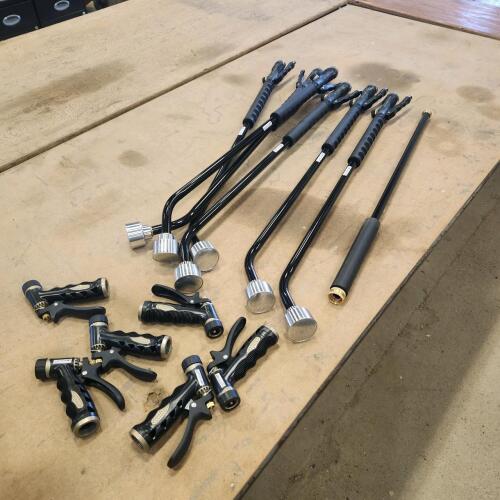6-36" Watering wands, 1-28" extender, 6-hose ends