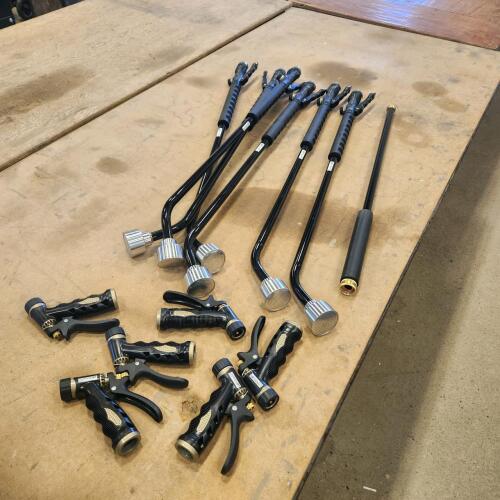 6-36" Watering wands, 1-28" extender, 6-hose ends