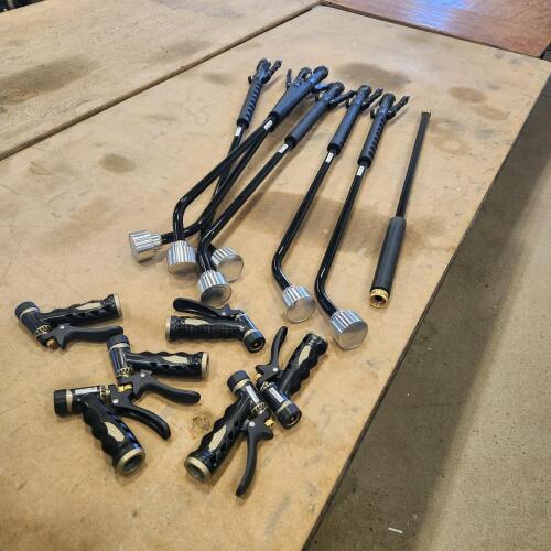 6-36" Watering wands, 1-28" extender, 6-hose ends