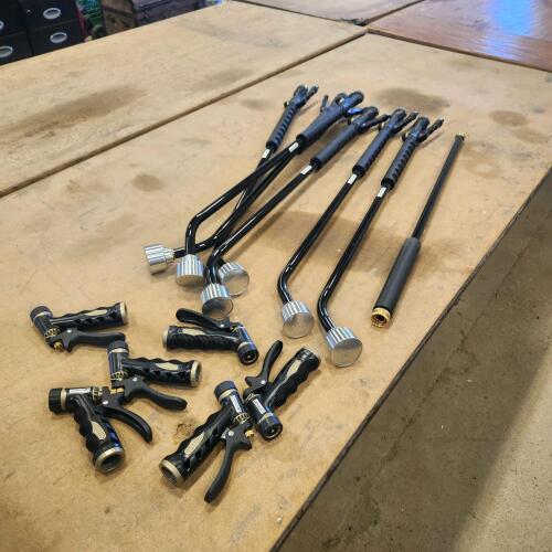 6-36" Watering wands, 1-28" extender, 6-hose ends