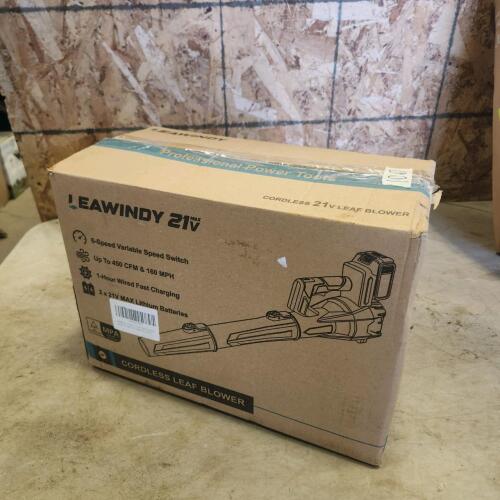 New 21V cordless leaf blower