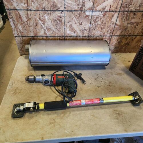 Hammer drill, load bar, 24" muffler